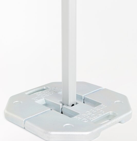 25 kg Bodenplatte zur Stabilisierung von Ecotent® Faltpavillons.