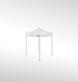 Gazebo pieghevole 2x2 m nel colore bianco.