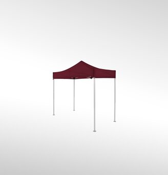 A bordeaux folding gazebo 3x1.5 m.