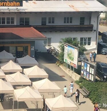 Gazebo 2x2 ecru partenza seggiovia